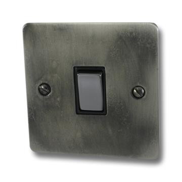 Flat Slate Effect Intermediate Switch (Black Nickel Switch)